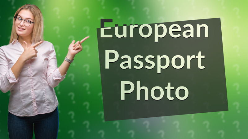 European Passport Photo