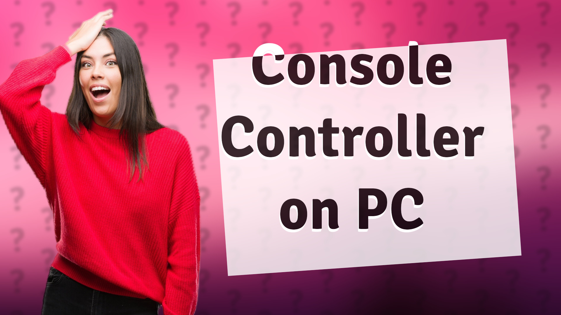 Console Controller on PC