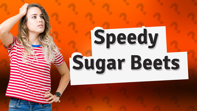 Speedy Sugar Beets