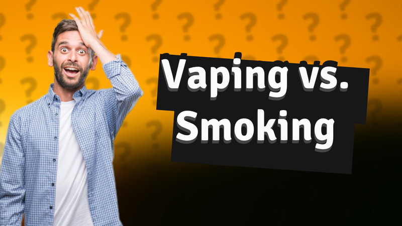 Vaping vs. Smoking
