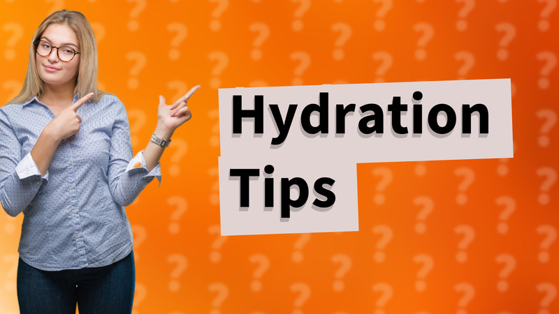 Hydration Tips