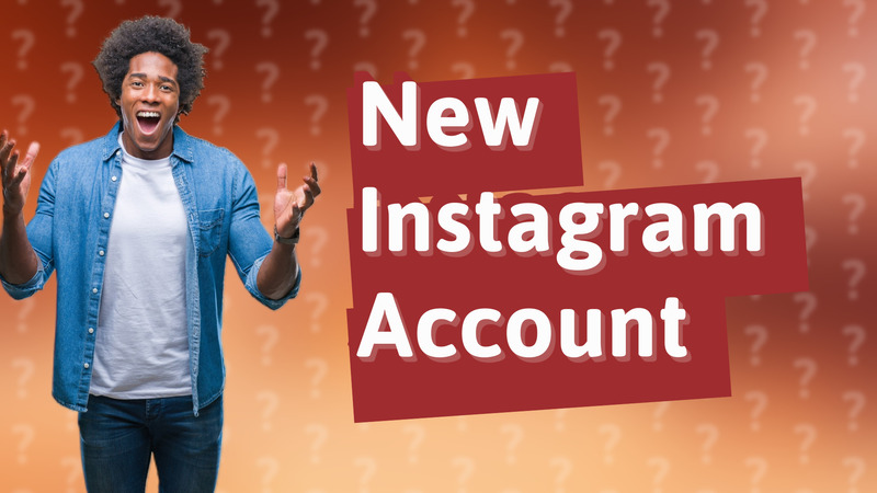 New Instagram Account