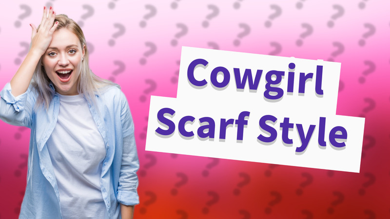 Cowgirl Scarf Style