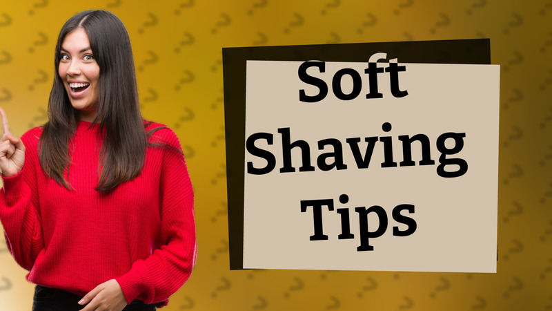 Soft Shaving Tips