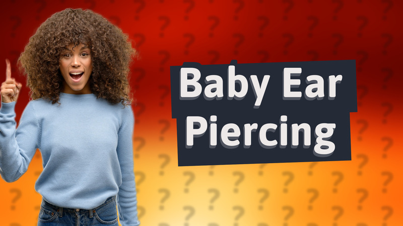 Baby Ear Piercing