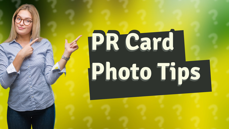 PR Card Photo Tips