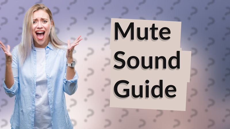 Mute Sound Guide