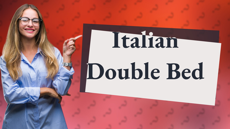 Italian Double Bed