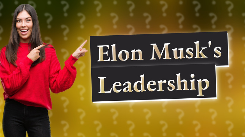 Elon Musk's Leadership