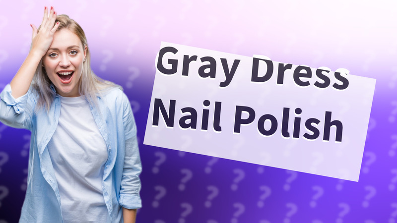 Gray Dress Nail Polish