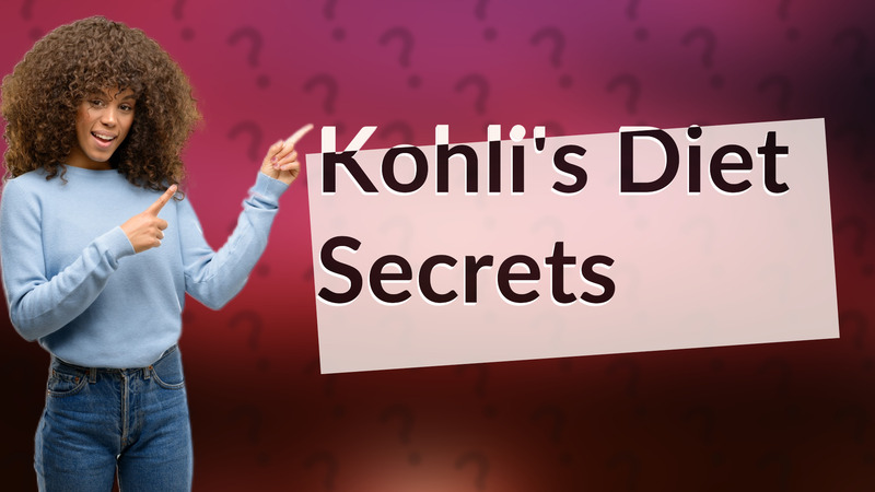 Kohli's Diet Secrets