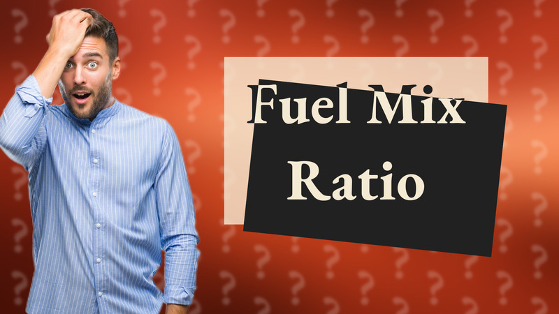 Fuel Mix Ratio