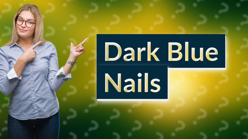 Dark Blue Nails