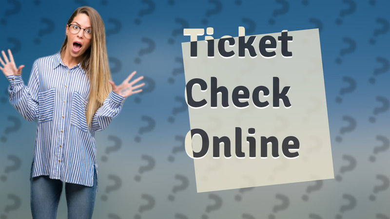 Ticket Check Online