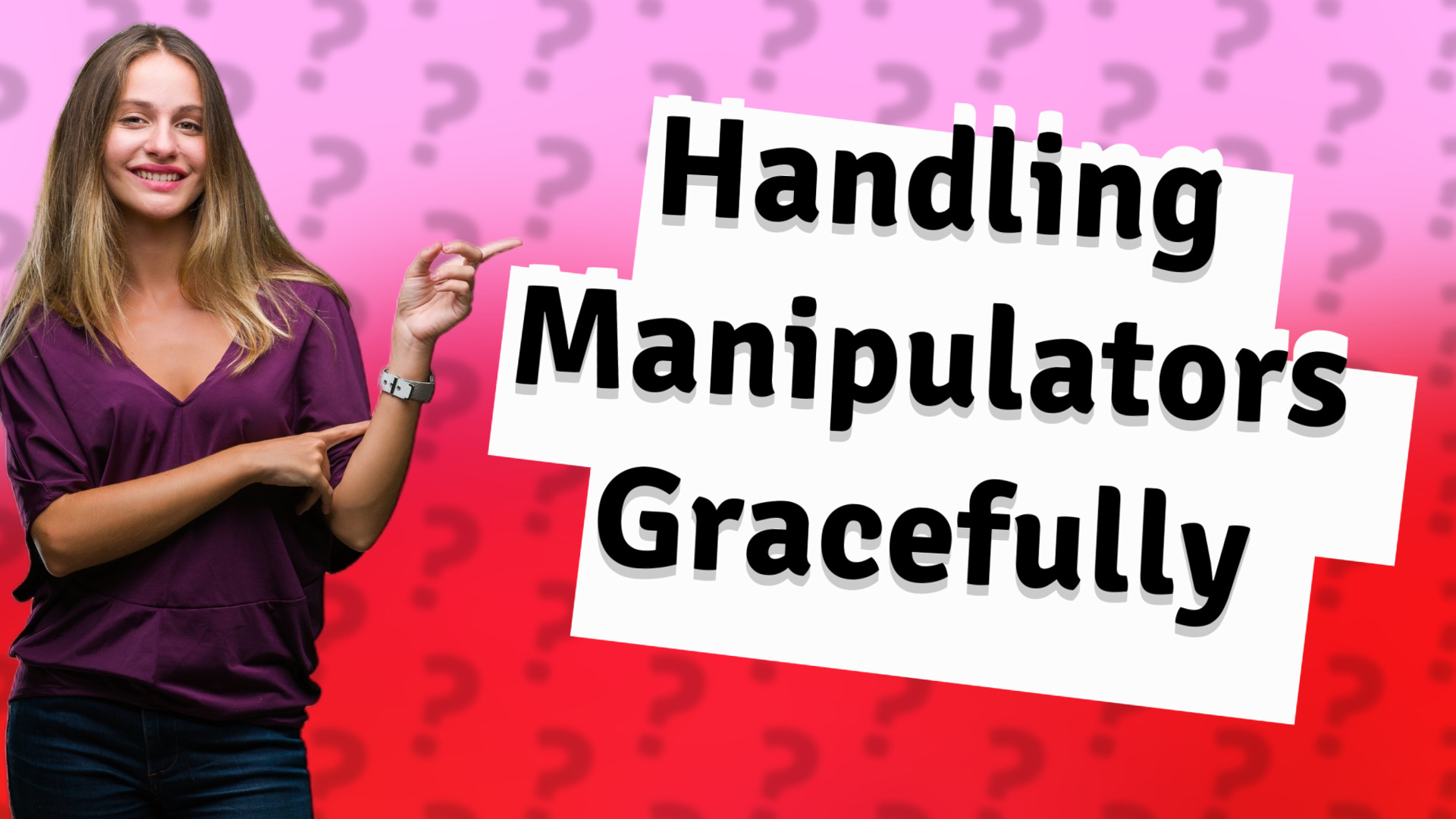 Handling Manipulators Gracefully