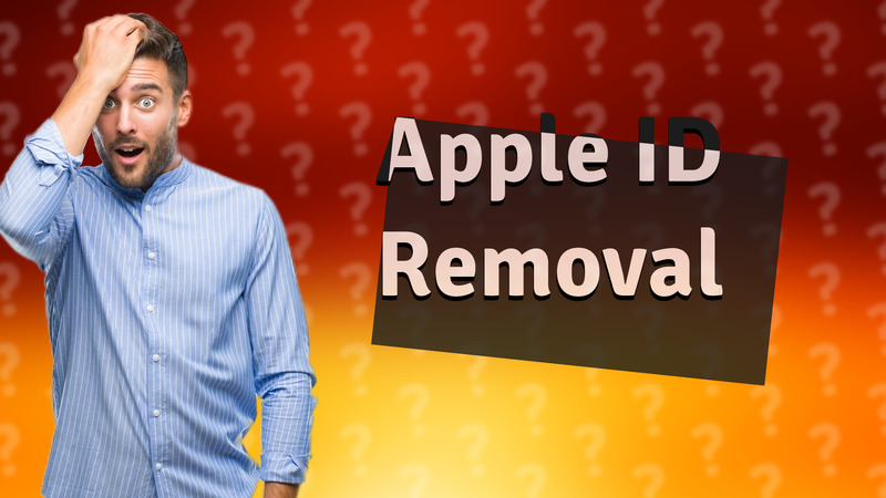 Apple ID Removal