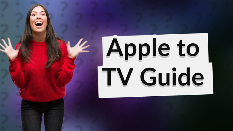 Apple to TV Guide