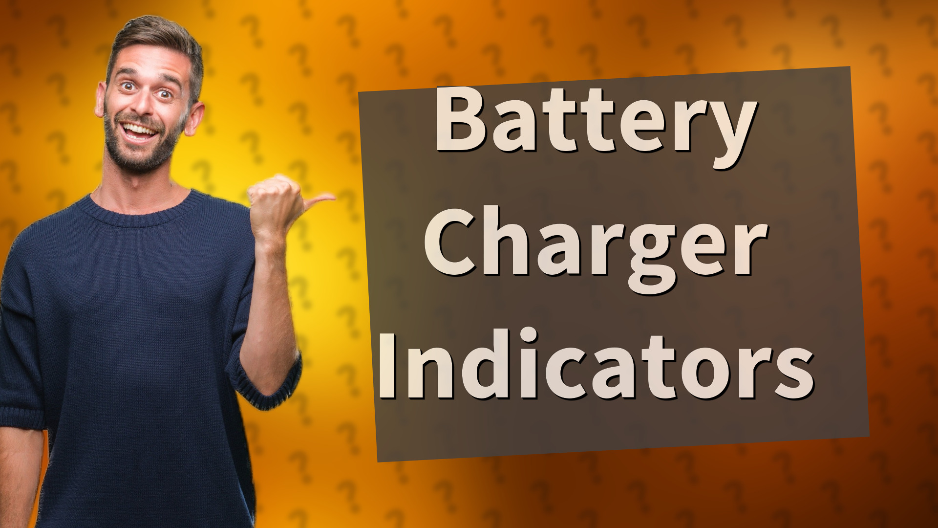 Battery Charger Indicators