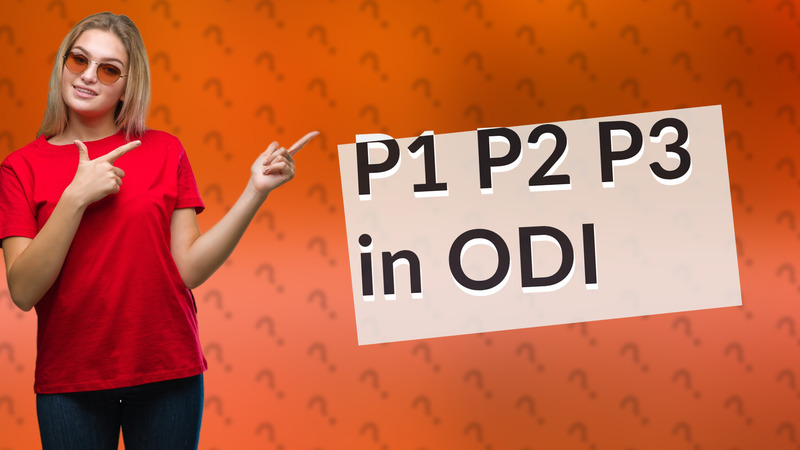 P1 P2 P3 in ODI