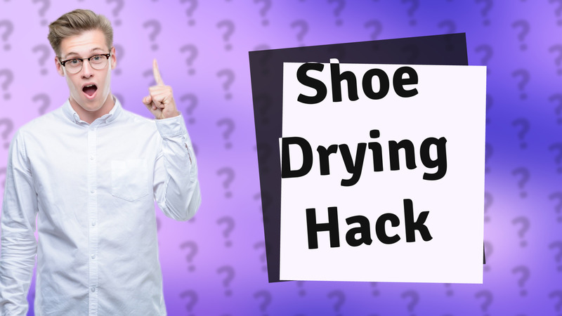 Shoe Drying Hack