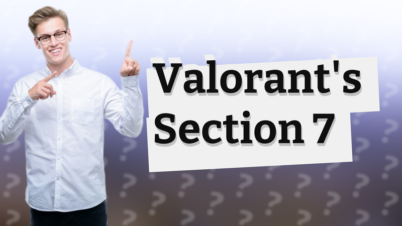 Valorant's Section 7