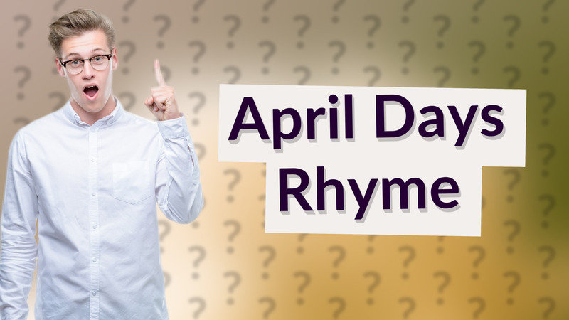 April Days Rhyme