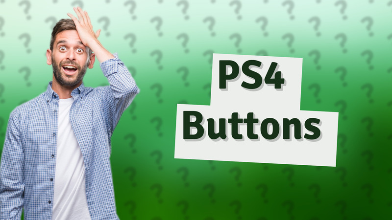 PS4 Buttons