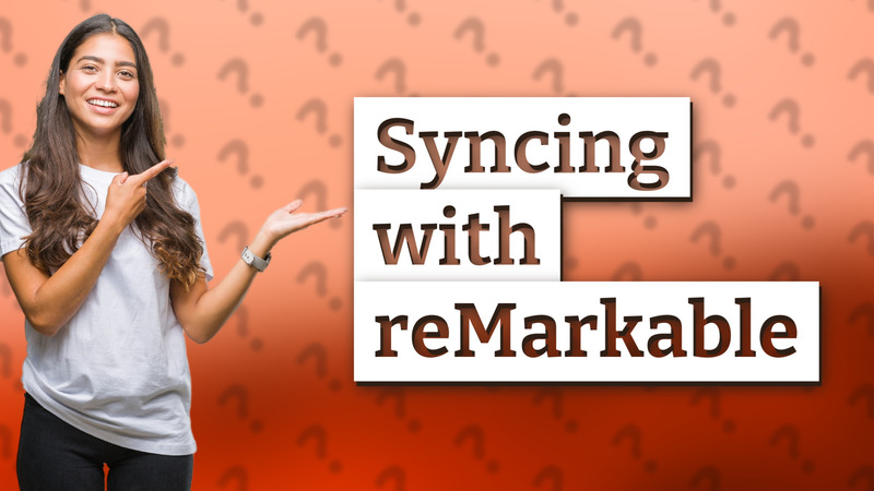 Syncing with reMarkable