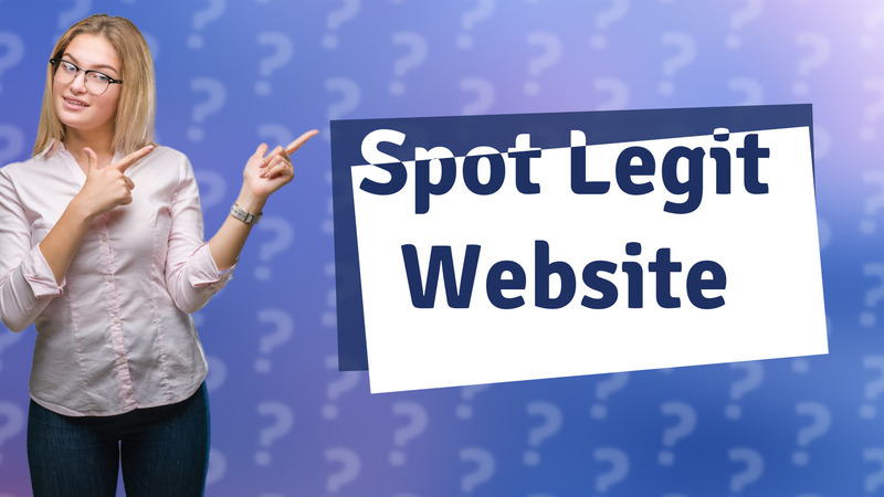 Spot Legit Website