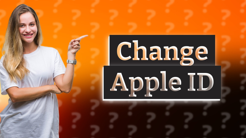 Change Apple ID