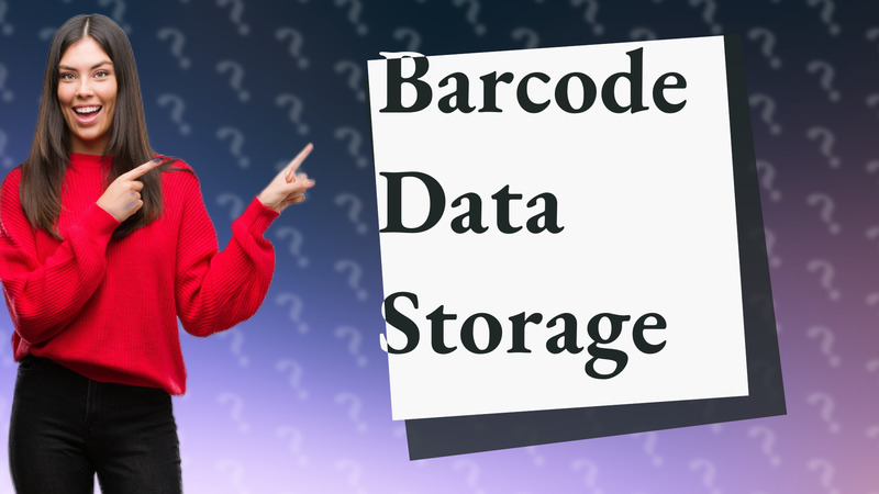 Barcode Data Storage