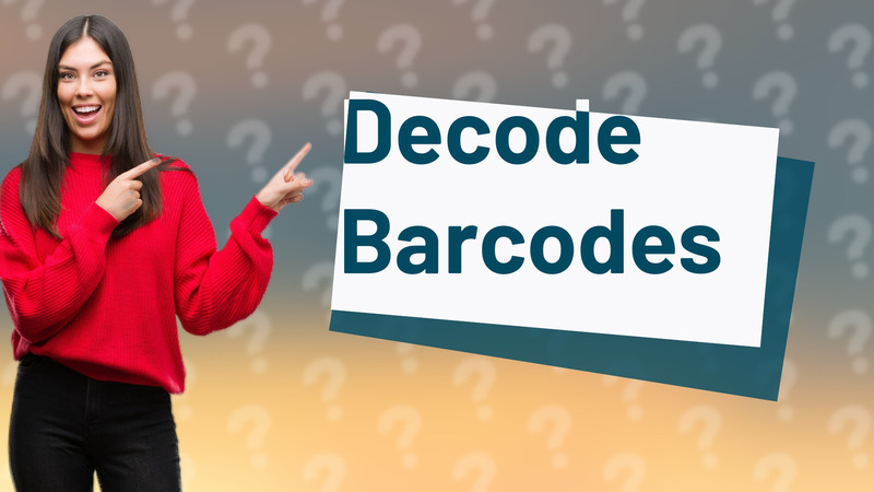 Decode Barcodes