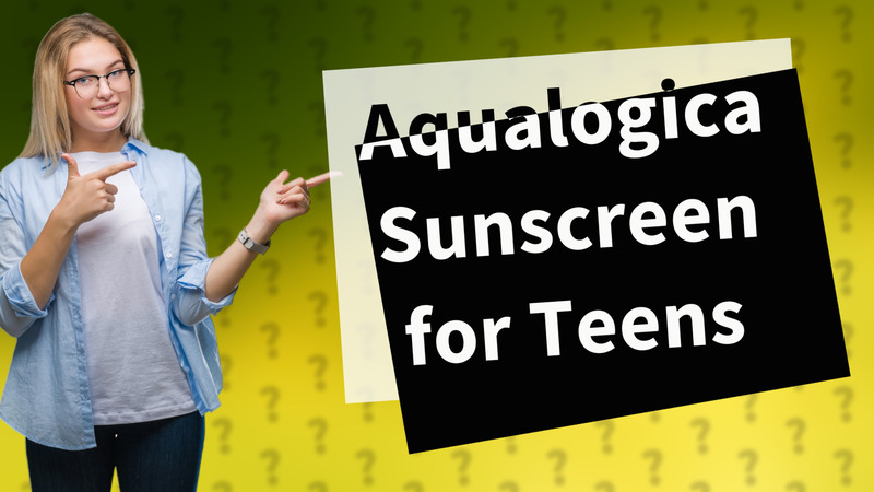 Aqualogica Sunscreen for Teens
