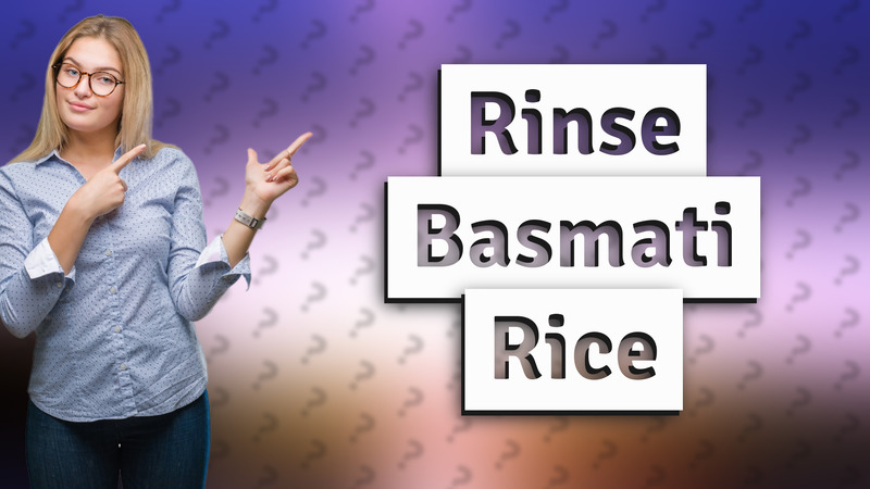 Rinse Basmati Rice