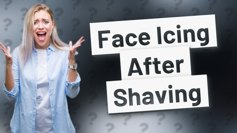 Face Icing After Shaving