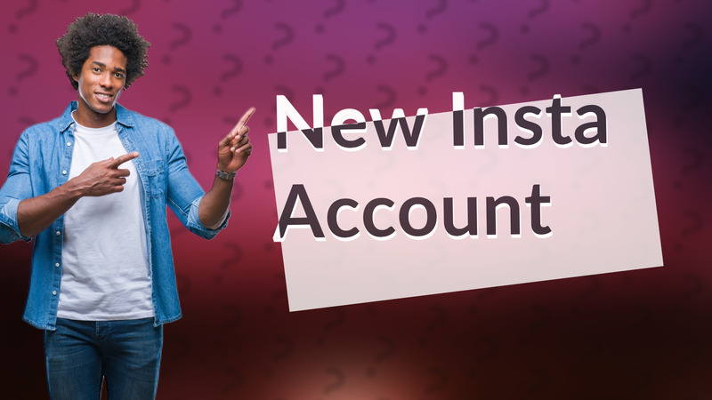 New Insta Account