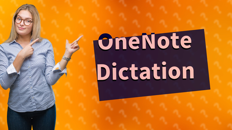 OneNote Dictation