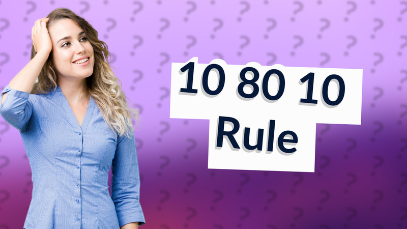 10 80 10 Rule