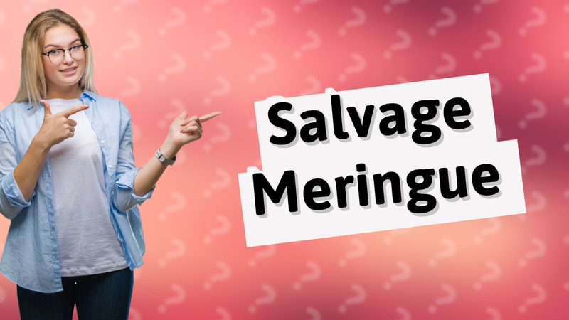 Salvage Meringue