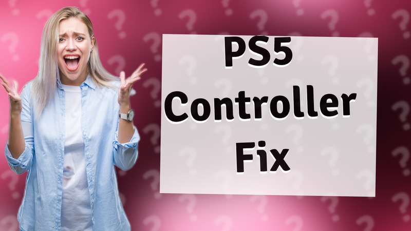PS5 Controller Fix