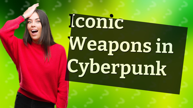 Iconic Weapons in Cyberpunk