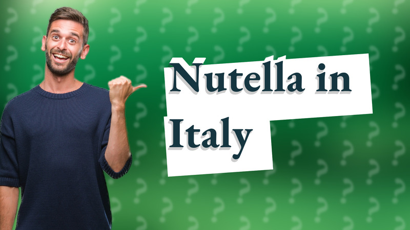 Nutella in Italy