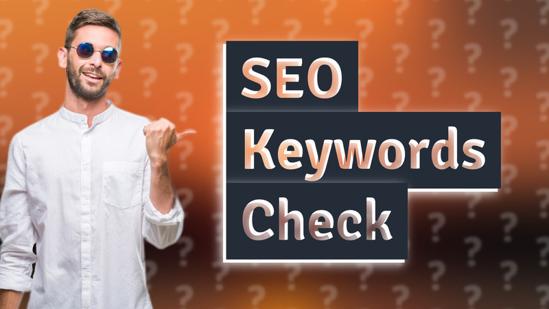 SEO Keywords Check