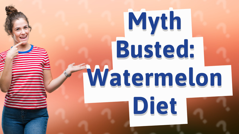 Myth Busted: Watermelon Diet