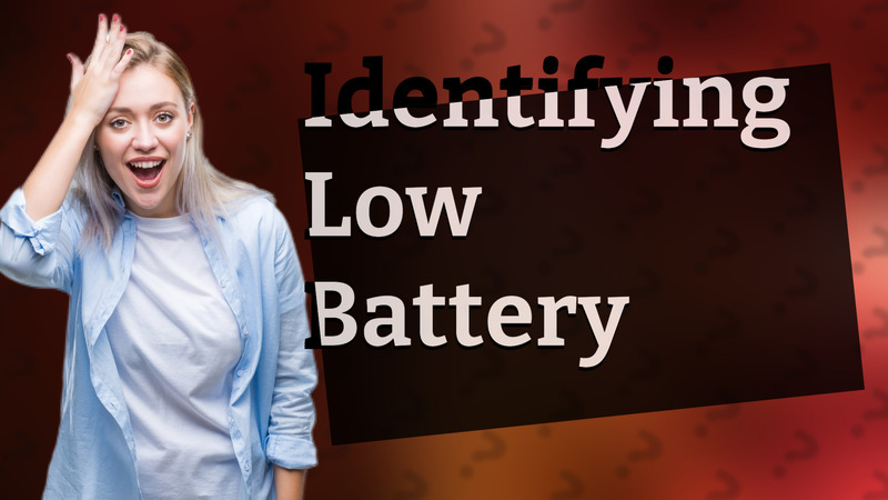 Identifying Low Battery