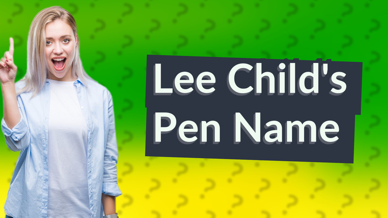 Lee Child's Pen Name