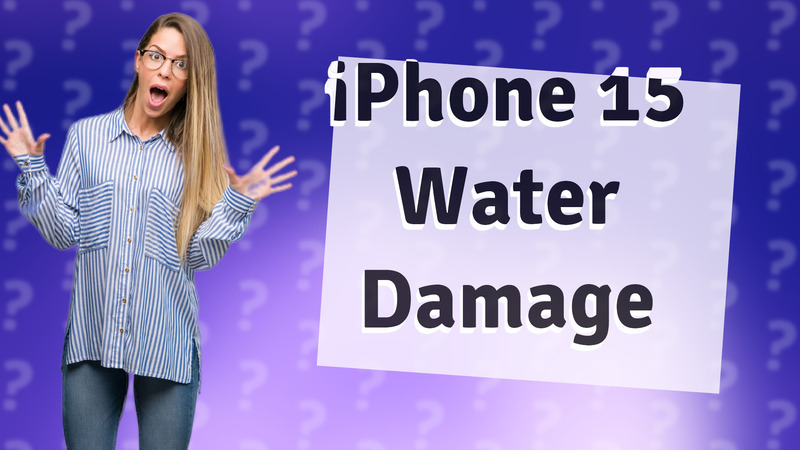 iPhone 15 Water Damage