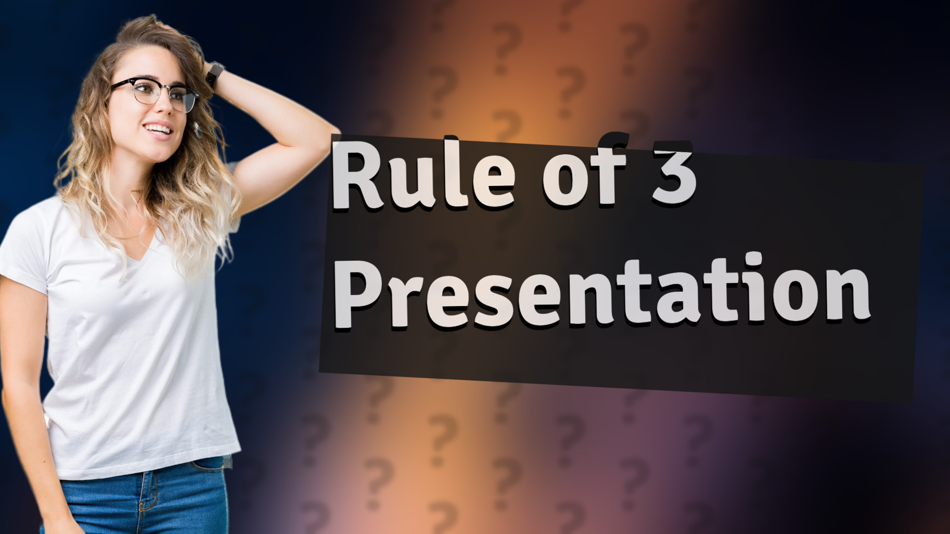Rule of 3 Presentation
