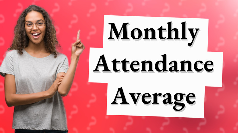 Monthly Attendance Average