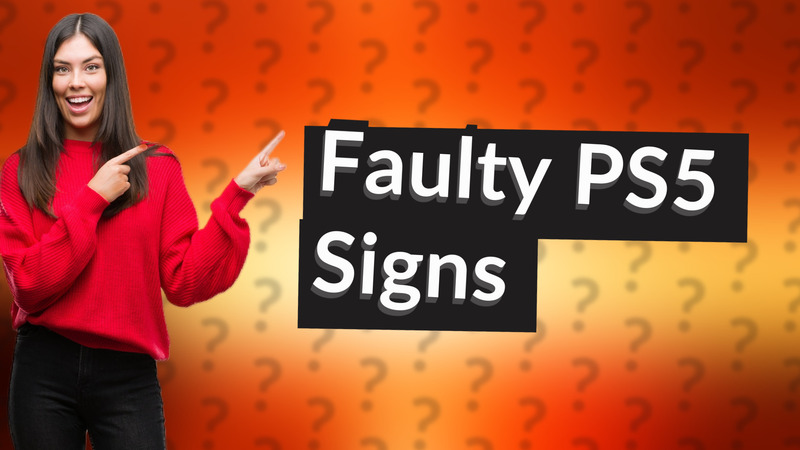 Faulty PS5 Signs